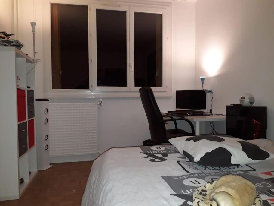 T4/5 Avec Vue Sur Les Alpes A 5 Minutes De Lyon Apartamento La Mulatiere Exterior foto